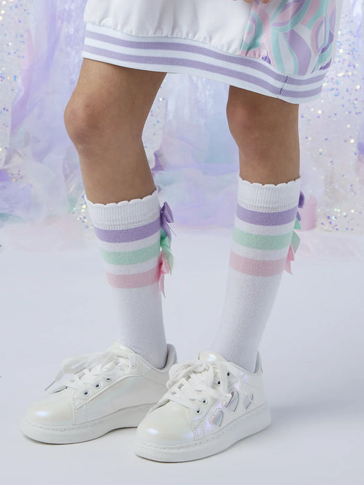 A Dee "NOOLA" Bow Knee High Socks- S243914