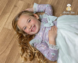 Abuela Tata Lilac & Green Tulle Ballerina Dress - 2599400