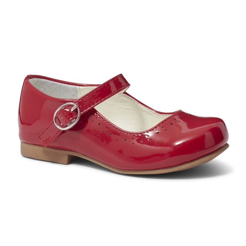 Sevva - "Abbey" Red Patent Mary Jane Shoes