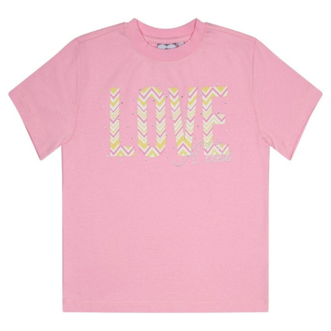 A Dee Chic Chevron "LORAINE" T-shirt & Cycling Shorts Set - S241504