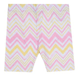 A Dee Chic Chevron "LORAINE" T-shirt & Cycling Shorts Set - S241504