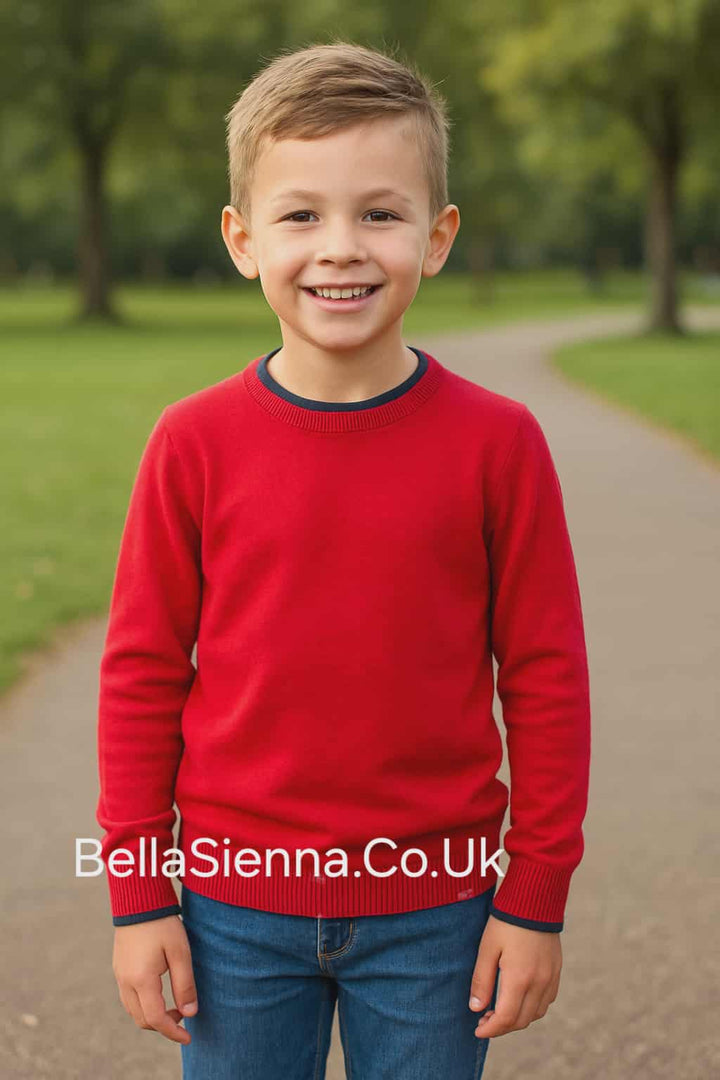 iDo Round Neck Smart Jumper -Sweater for boys 2253