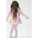 Harris Kids "Alba" Girls Pink Toile Ruffle Tracksuit