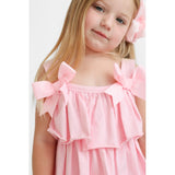 Harris Kids "Ava" Girl's Ruffle Frilly Short Set - Pink