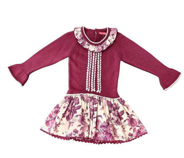 Nini Ropa Infantil Knitted Girls Dress