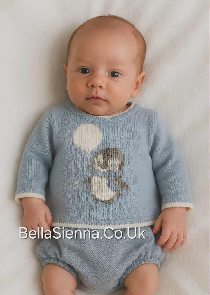 Foque Jumper & Jampants Set With Penguin Motif - 2224509