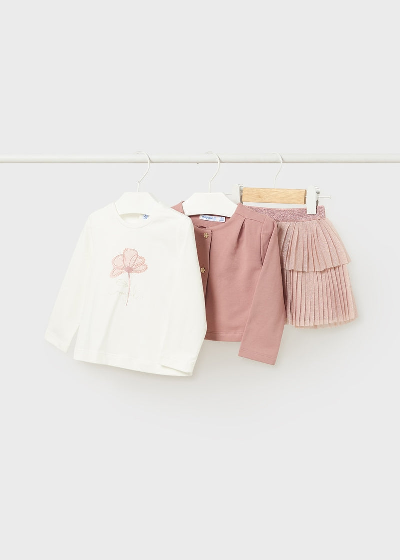 Mayoral Baby 3 Piece Skirt Set 2928