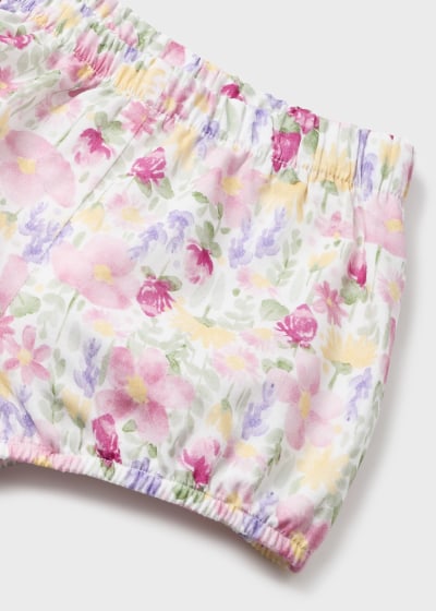 Mayoral Girls Floral Two Piece Shorts Set - 1232