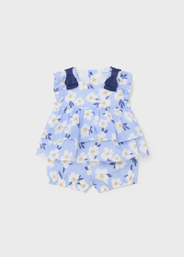 Mayoral Two Piece Floral Shorts Set - 1232