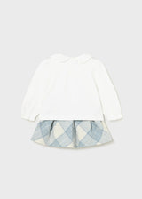 Mayoral Baby Girls Skirt & Top Set - 2995 - Blue