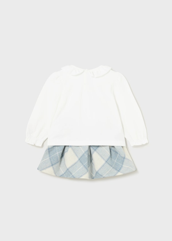 Mayoral Baby Girls Skirt & Top Set - 2995 - Blue