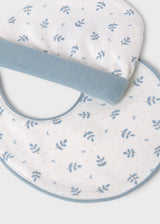 Mayoral Three Piece Newborn Hospital Set - Sleepsuit, Hat & Bib - 9516 - Polar Blue