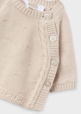 Mayoral Baby 3 piece tricot set BCI cotton 19361 Cream
