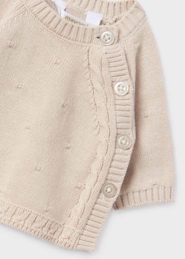 Mayoral Baby 3 piece tricot set BCI cotton 19361 Cream