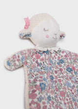 Mayoral Floral Print Lamb Comforter Toy - 9495