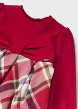 Mayoral Long Sleeved Dress - 2978 - Red