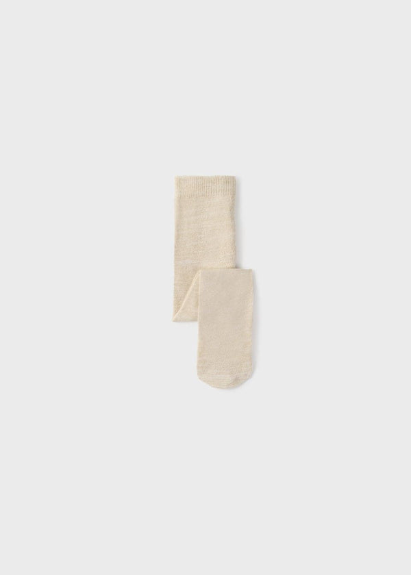 Mayoral Baby Girls Tights- Marzapan - 9753 - Champage With Gold Fleck - 10753