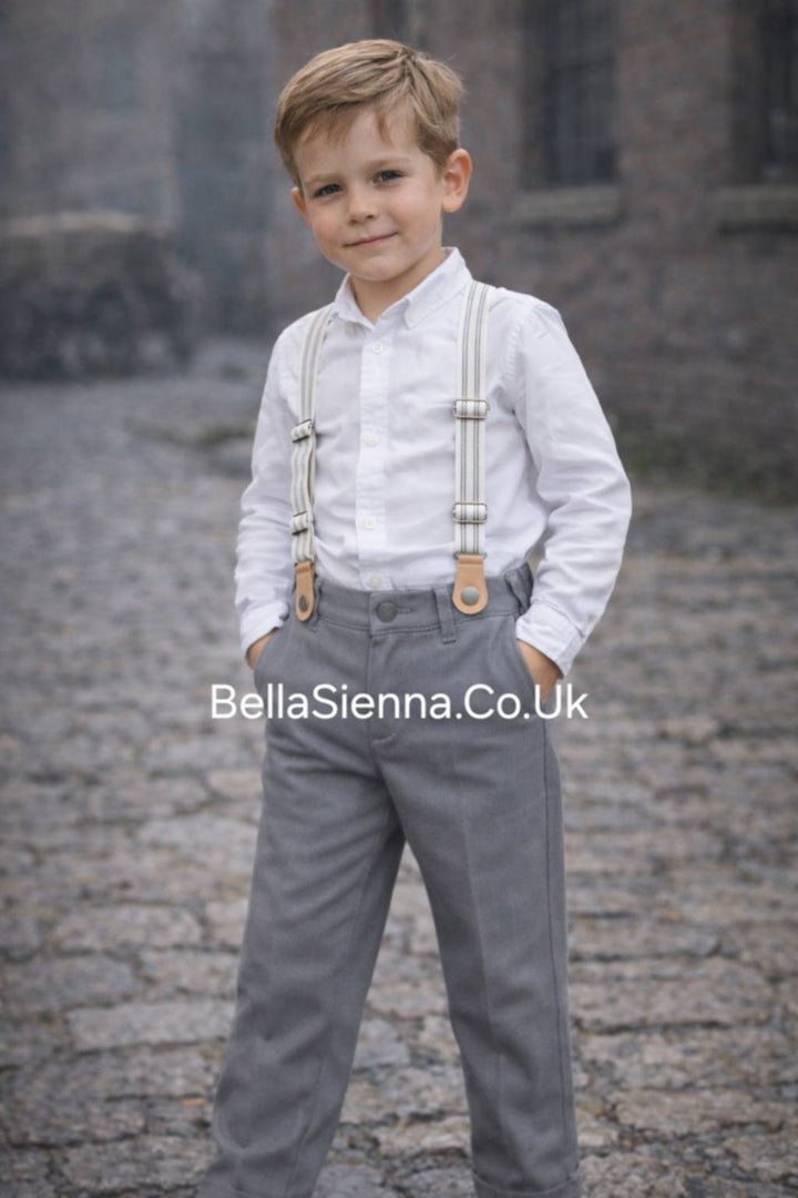 Losan Chic Boys Lightweight Trousers And Braces - 9792