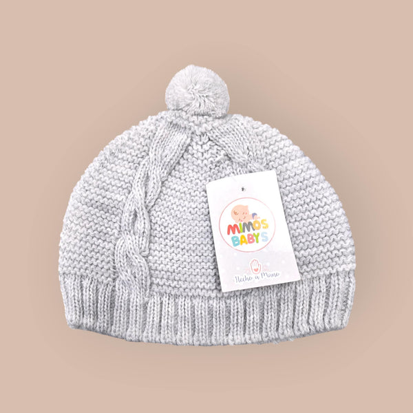 Bella Sienna Newborn Babies  Single  Pom Pom  Hat