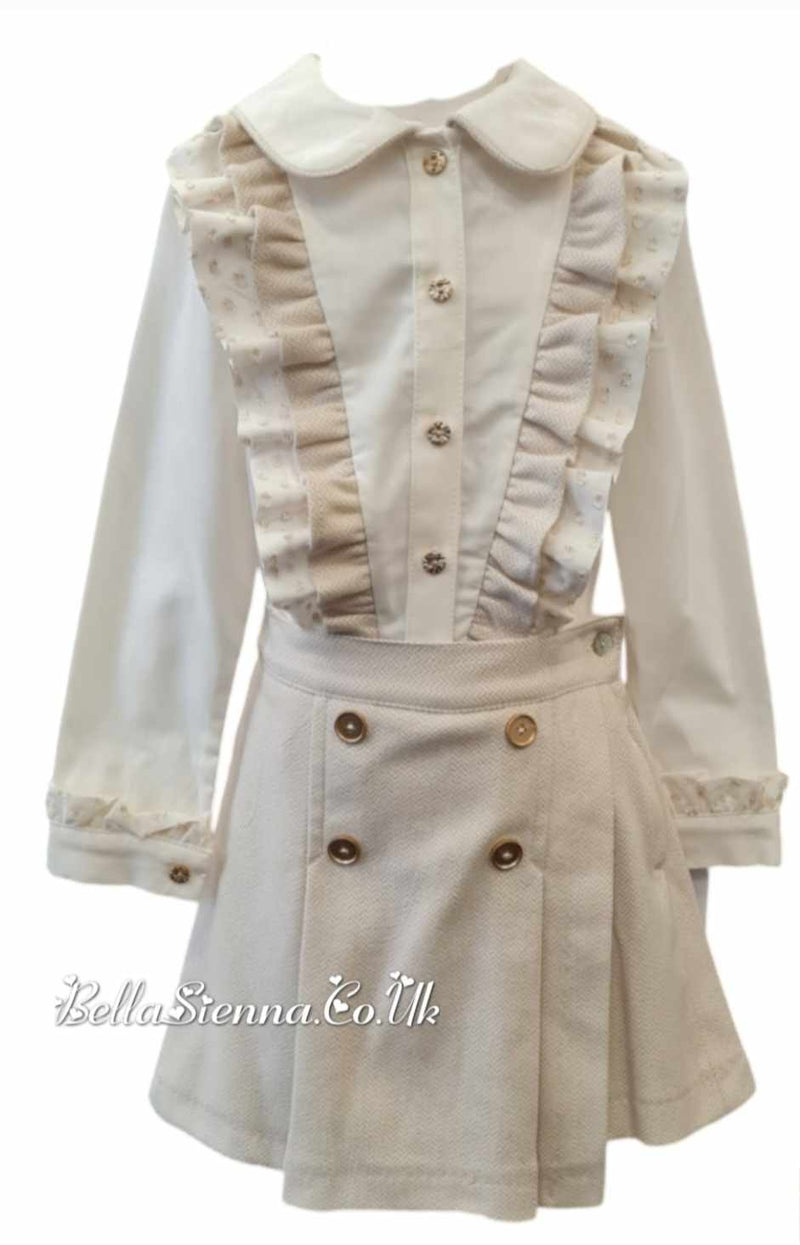 Basmarti Beige & Ivory Headband To Match - 24910 & 24911