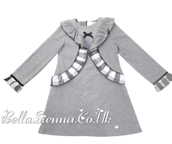 Basmarti Grey Winter Dress - 21814