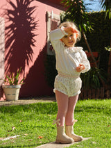Deolinda "ANNIE" Bunnie Rabbit Print Jam Pants Set - DBI25721