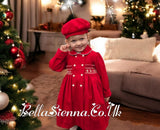 Pretty Originals Red Traditional Smocked Dress Coat MC01154
