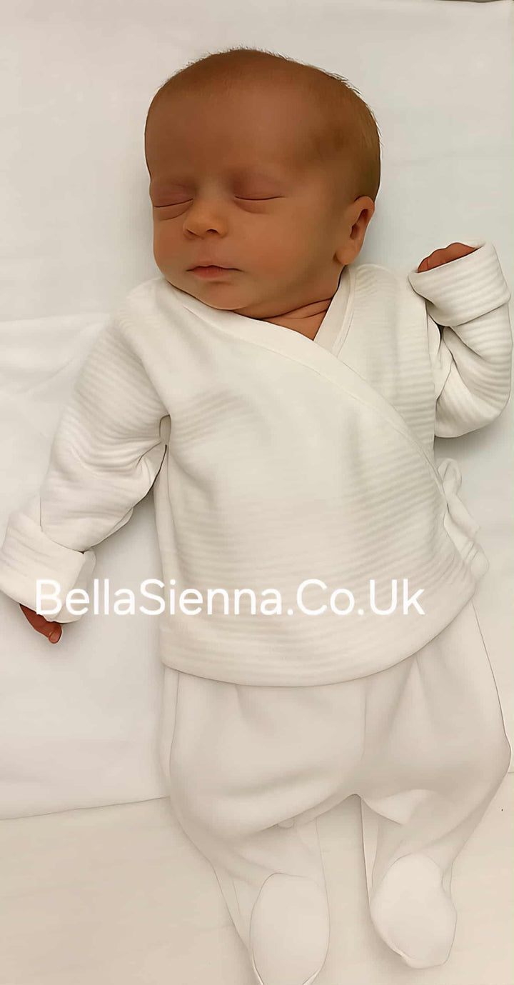 Rapife White Unisex Two Piece Set 4136