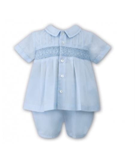 Sarah Louise Baby Boys Smocked Two Piece Set 010696