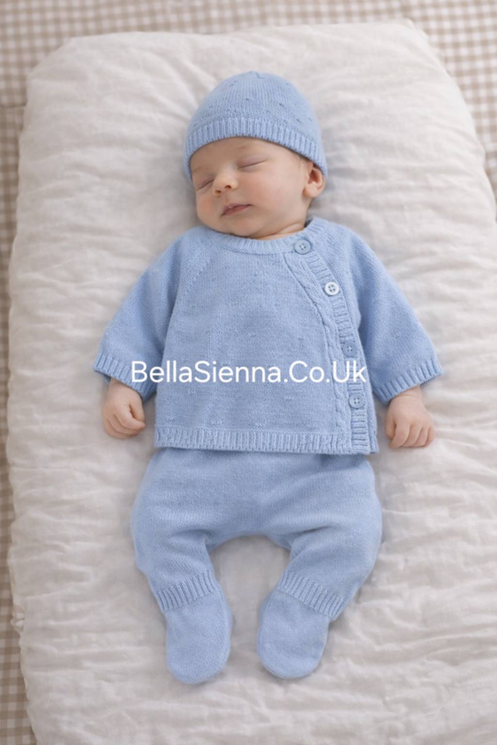 Mayoral Baby 3 piece tricot set BCI cotton 19361 Blue