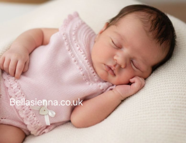 Granlei Baby Girls Two Piece Fine Knitted Summer Outfit 441