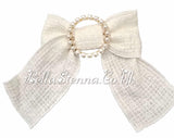 Naxos Baby Girls Ivory And Gold Dress And Pants