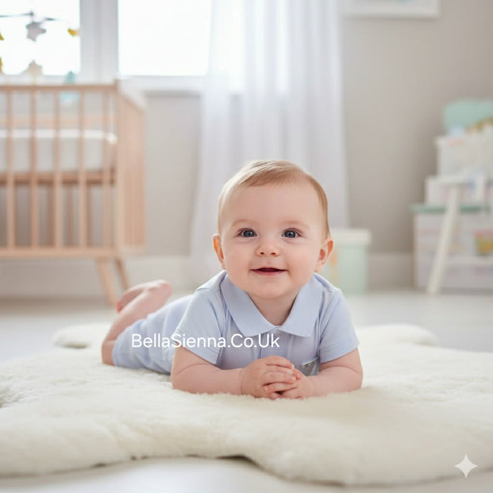 Blues Baby Romper VV0218 - Blue