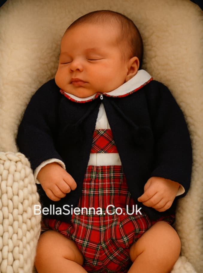 Mac iIusion Three Piece Tartan Set With Cardigan - 9117