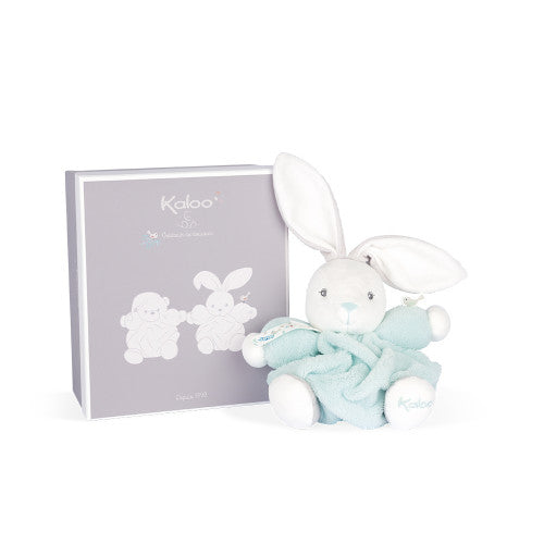 Kaloo Chubby Rabbit Toy - Water Colour - Blue/Green - 20cm