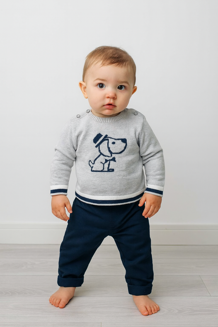 iDO Baby Boys Jumper Set