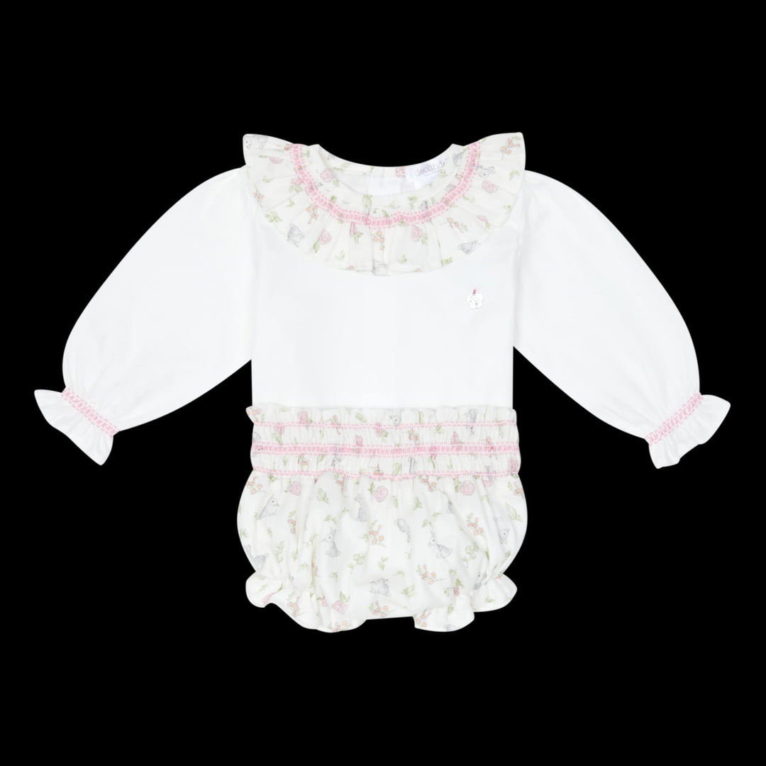 Deolinda "ANNIE" Bunnie Rabbit Print Jam Pants Set - DBI25721