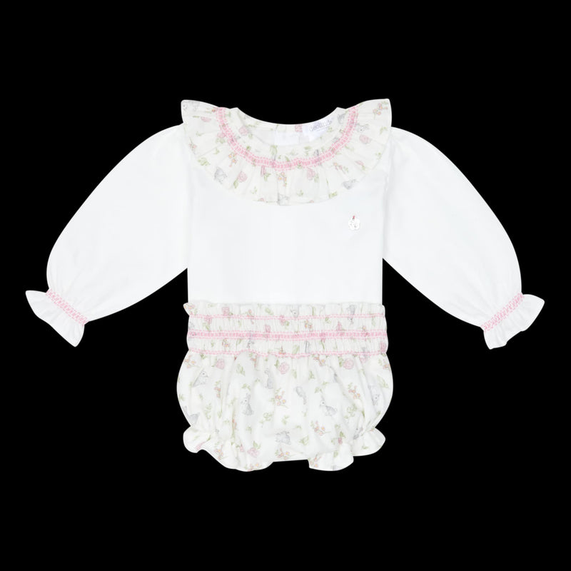 Deolinda "ANNIE" Bunnie Rabbit Print Jam Pants Set - DBI25721