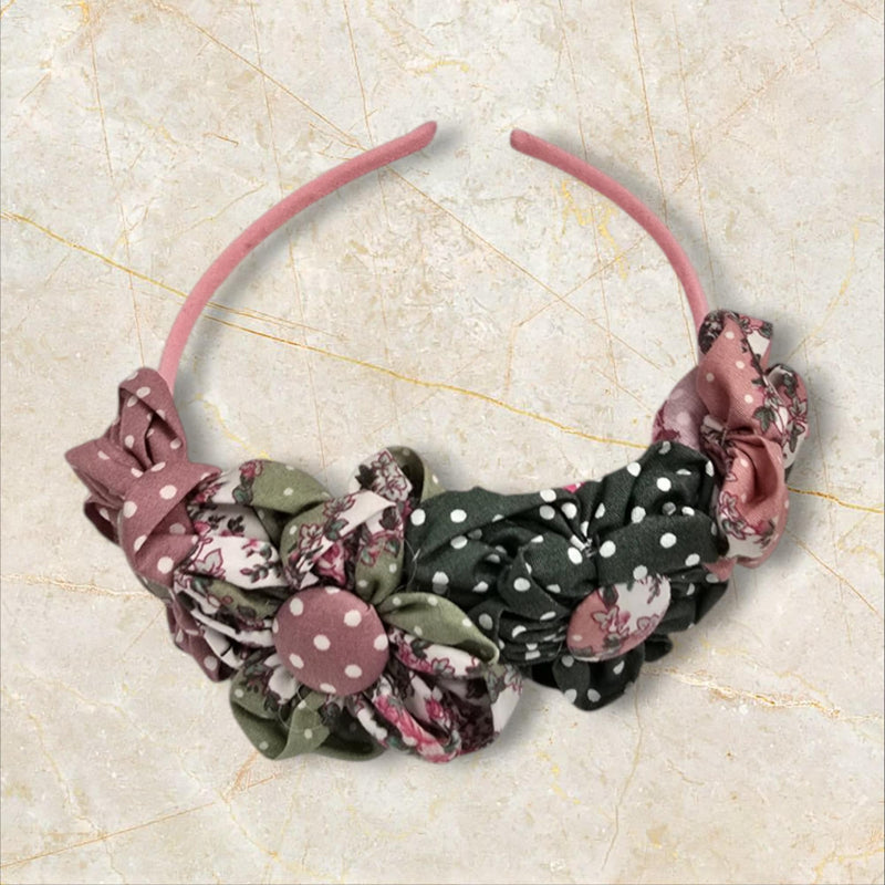 Nini Girls Green Flower Headband
