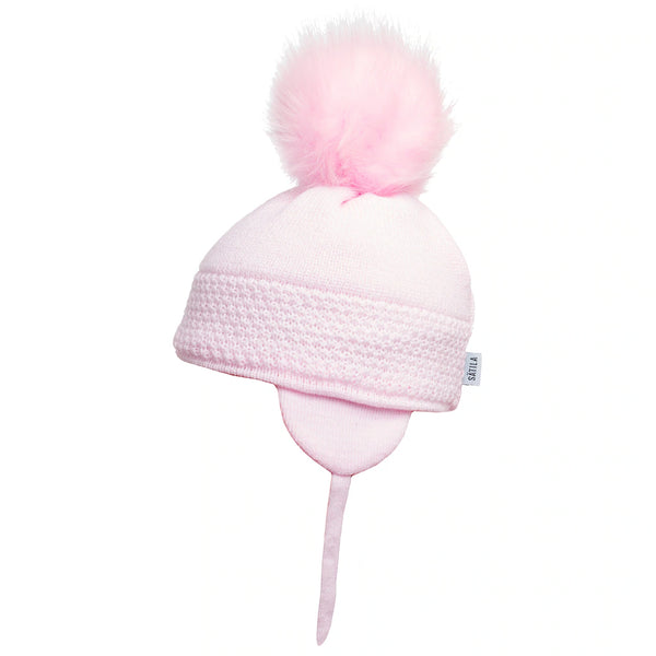 Sätila "DAISY" Pink Single Pom Pom Hat