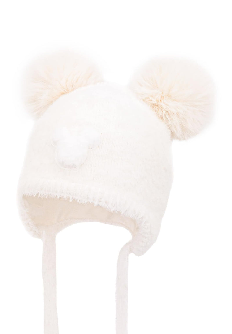 Jamiks Ivory Unisex Knitted Hat - ALLYS