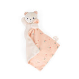 Kaloo Doudou Bear Toy Comforter - Leaves Of Love - Pink/Peach