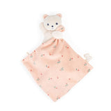 Kaloo Doudou Bear Toy Comforter - Leaves Of Love - Pink/Peach