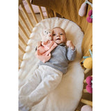 Kaloo Doudou Bear Toy Comforter - Leaves Of Love - Pink/Peach