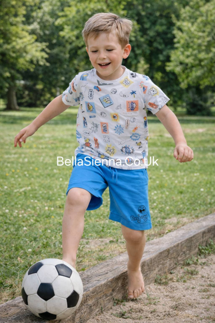 Losan Casual Fun Holiday T-Shirt And Short Set