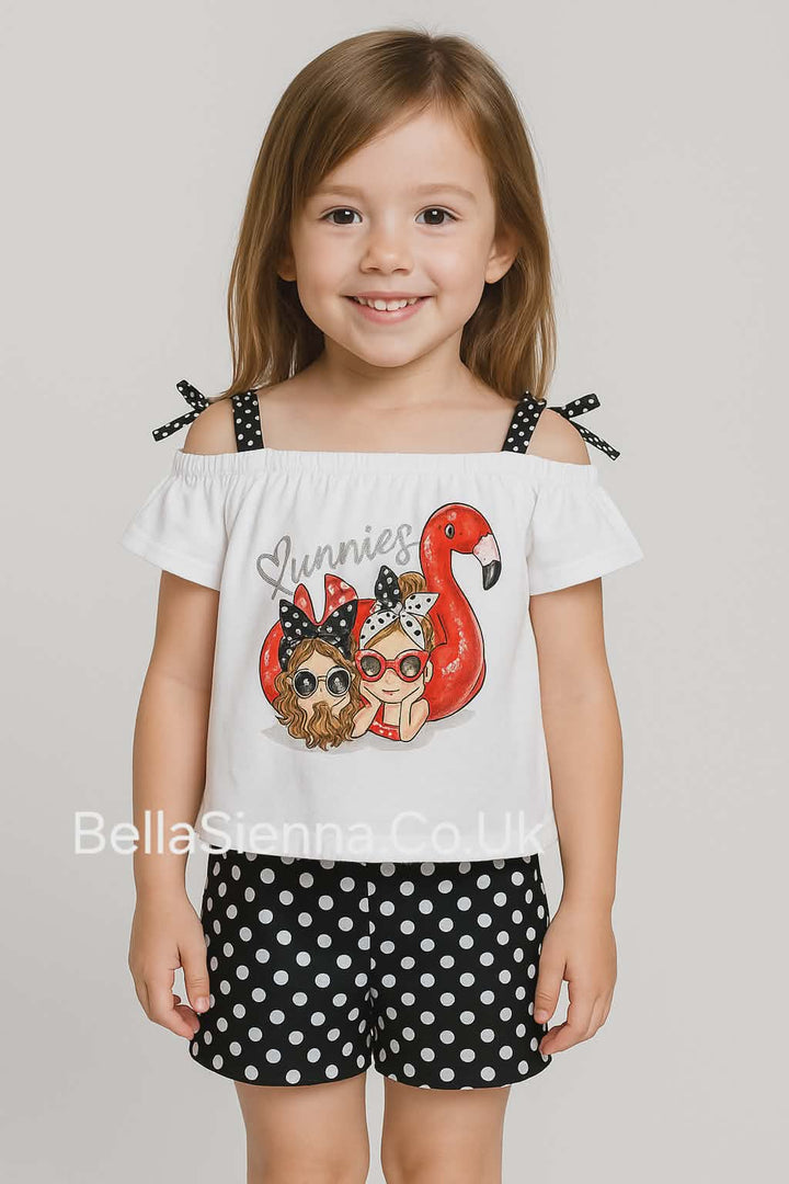 Mayoral Girls Cold Shoulder Short Set 3213