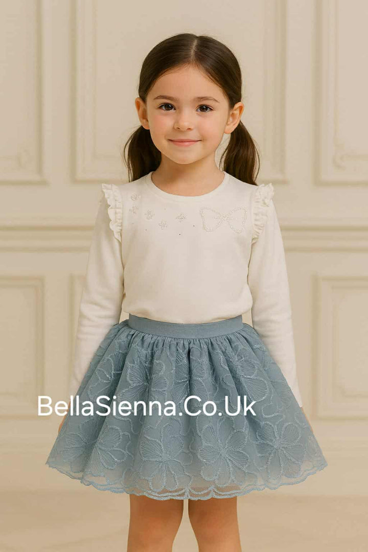 Mayoral Girls Skirt & Top Set - 4901 - 4003