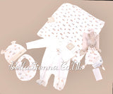 Mayoral Unisex Baby "Teddy Bear" Three Piece Babygrow Hospital Set - 9907