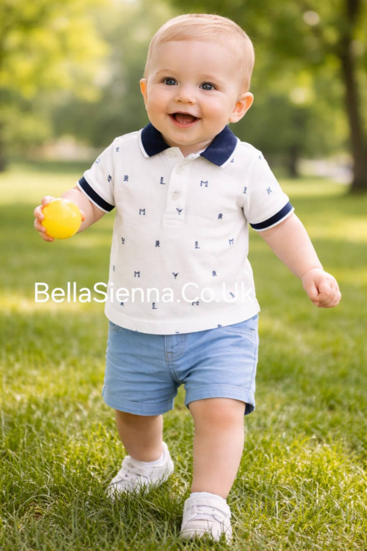Mayoral Polo Bermuda set baby boy 1254