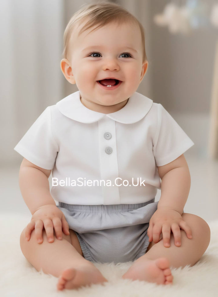 Calamaro Excellentt Boys Shirt & Shorts Set - 17801